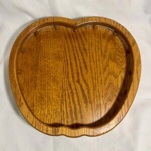 Wooden Apple Shaped Lazy Susan